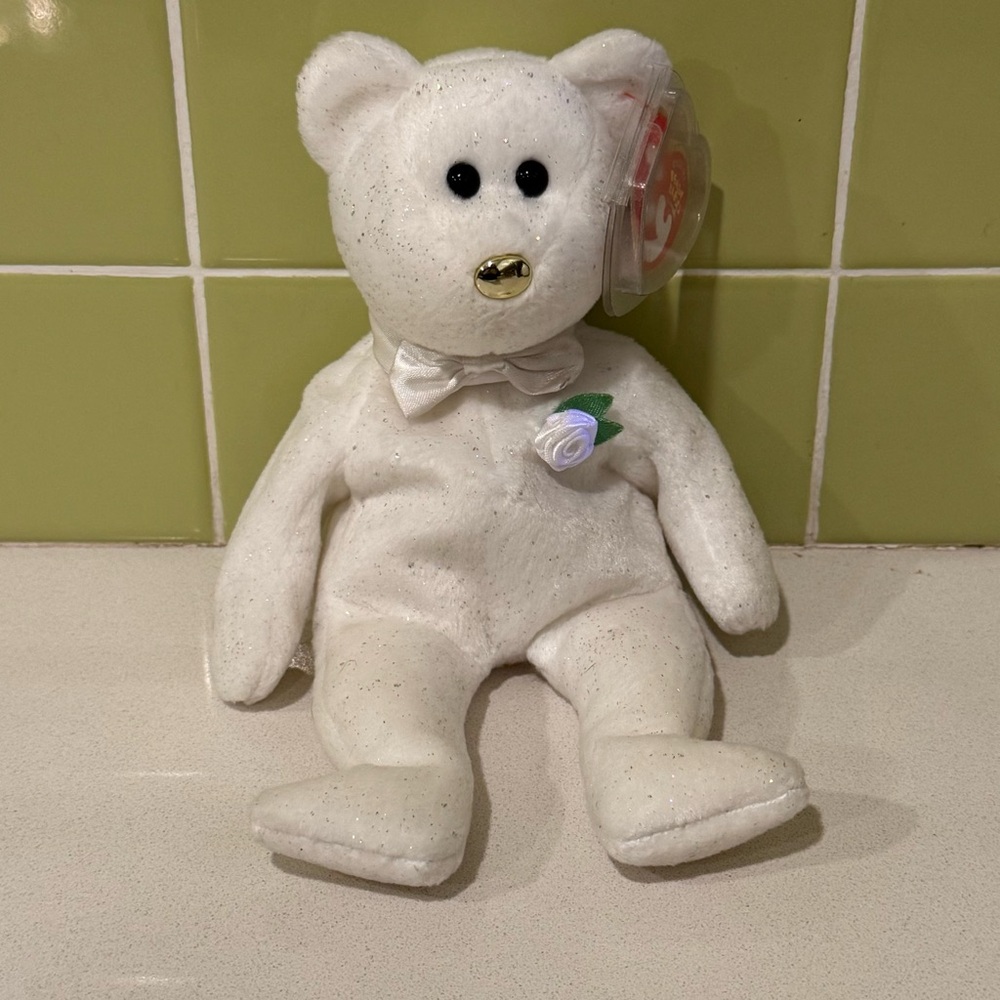 Ty Beanie Baby "His" the Groom Bear